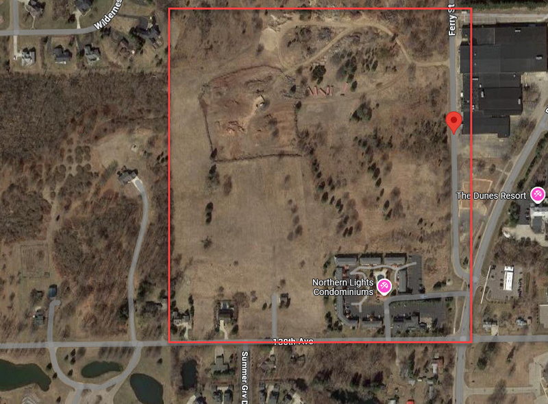 Mi-Ro Motel and Golf Course - Aerial Map
